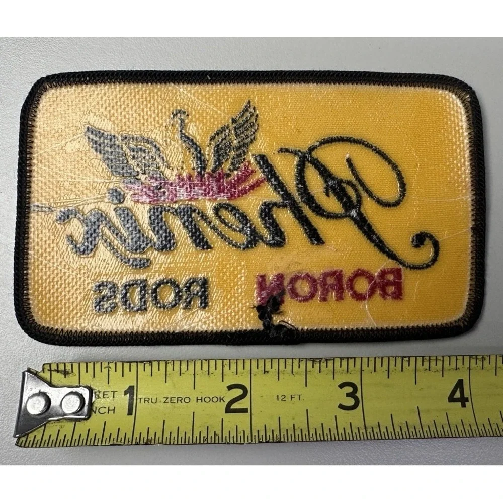 Vintage 1970-80's Phenix‎ Boron Rods Sew On Patch Fishing